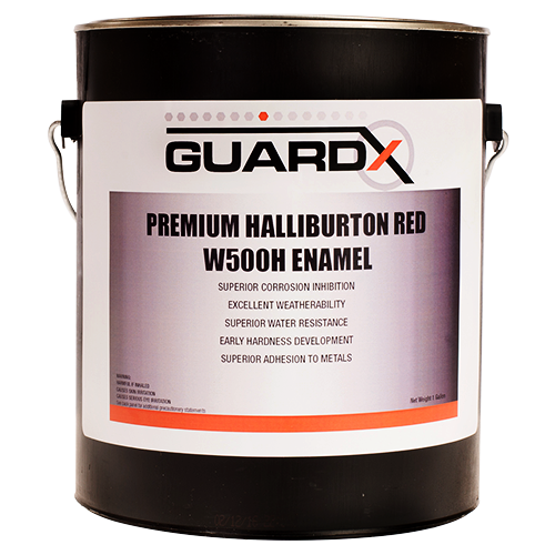 Premium Halliburton Red W500H Enamel_Front